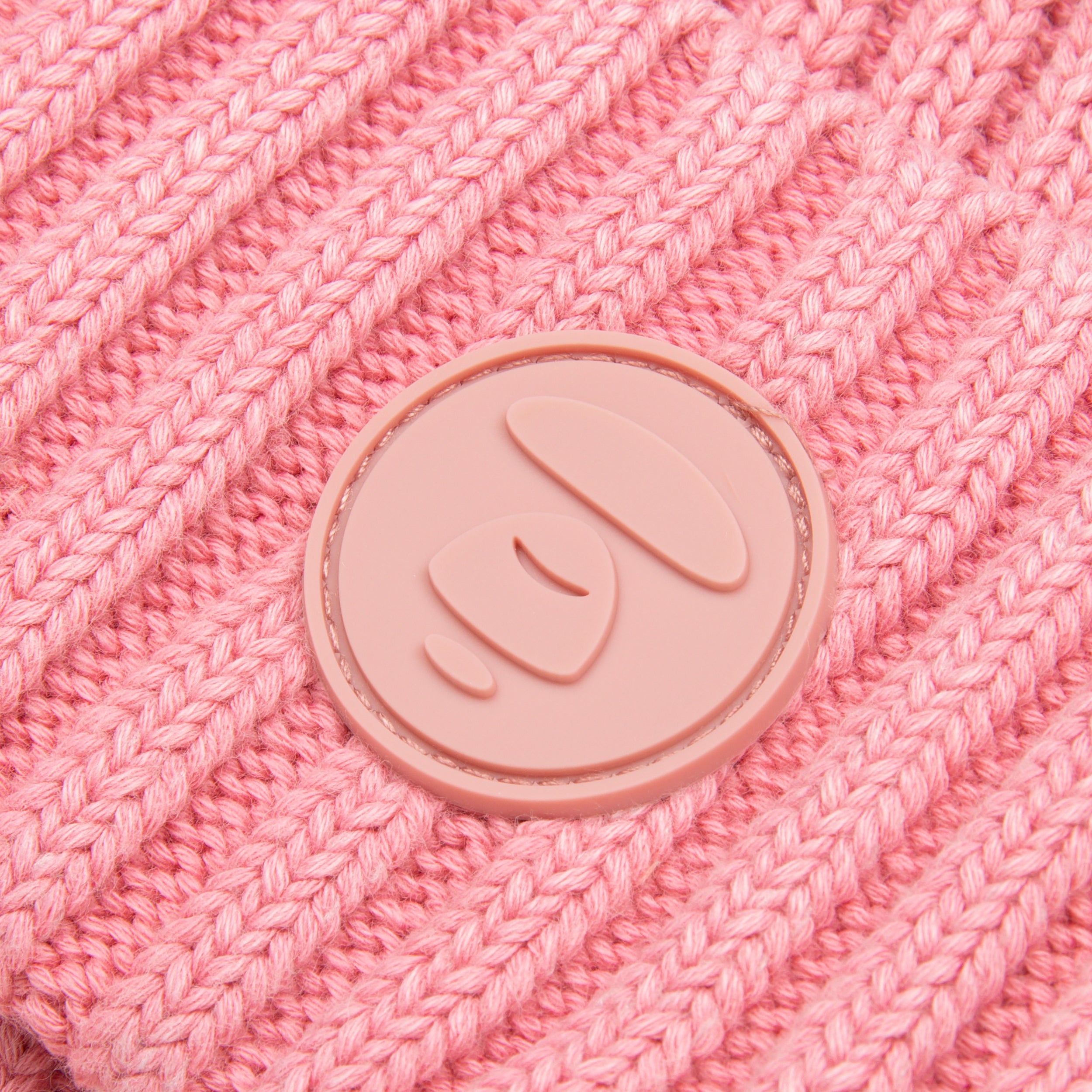 MOONFACE PATCH KNIT BEANIE