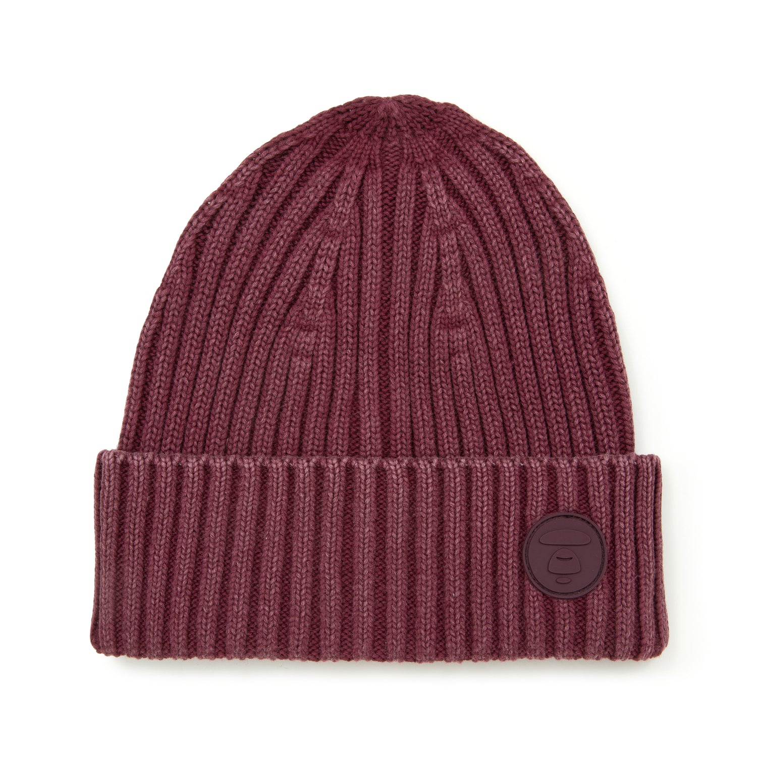 MOONFACE PATCH KNIT BEANIE