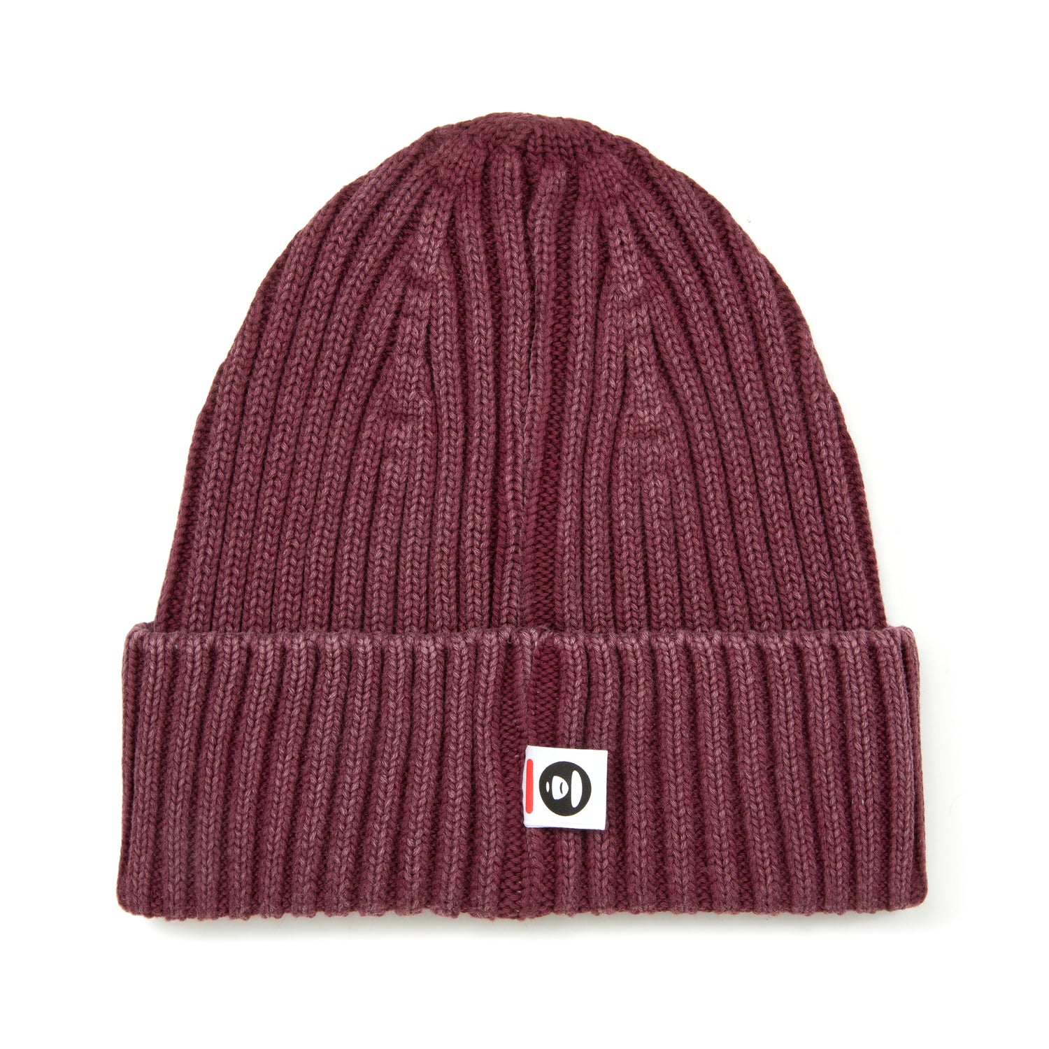 MOONFACE PATCH KNIT BEANIE