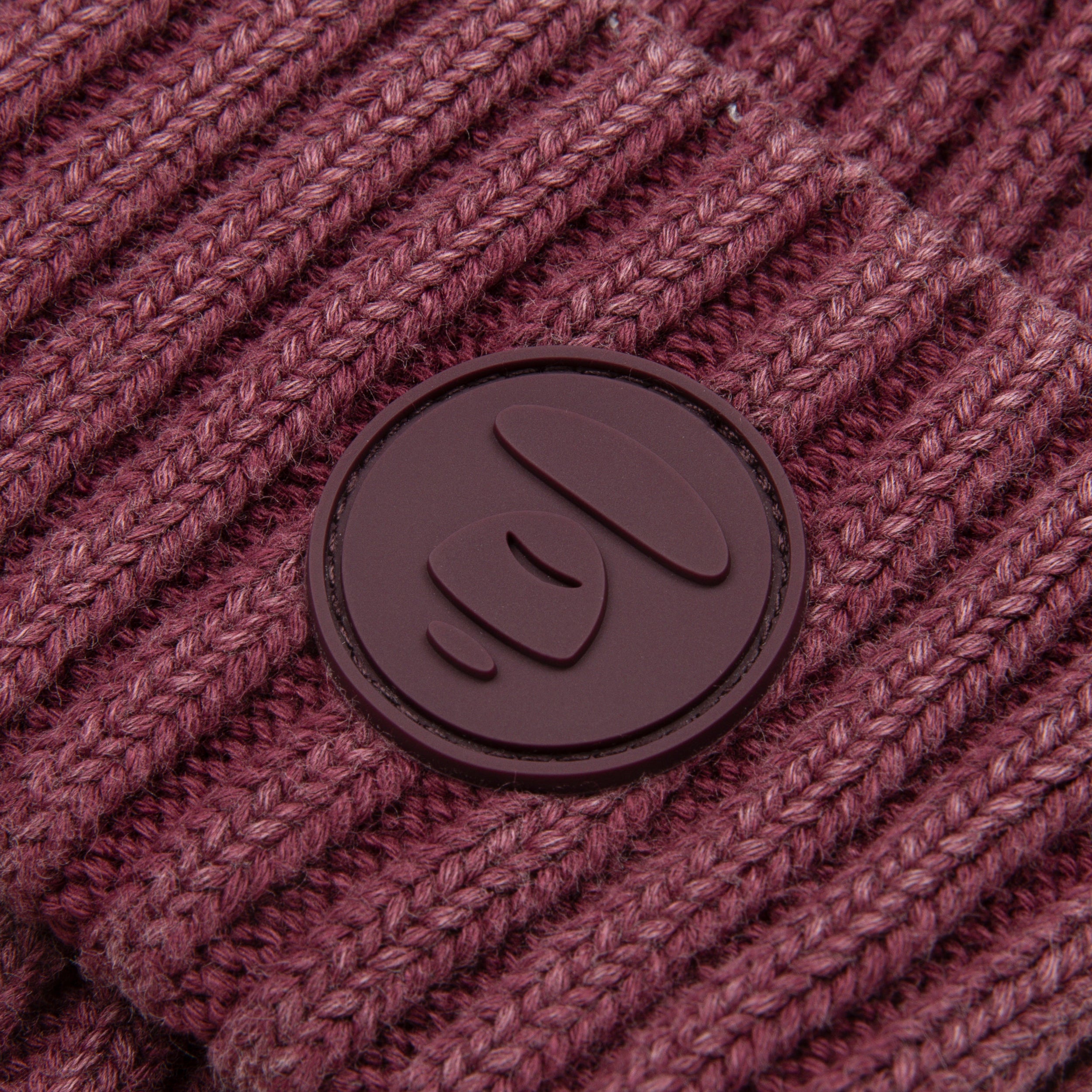 MOONFACE PATCH KNIT BEANIE