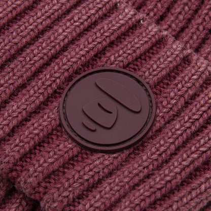 MOONFACE PATCH KNIT BEANIE