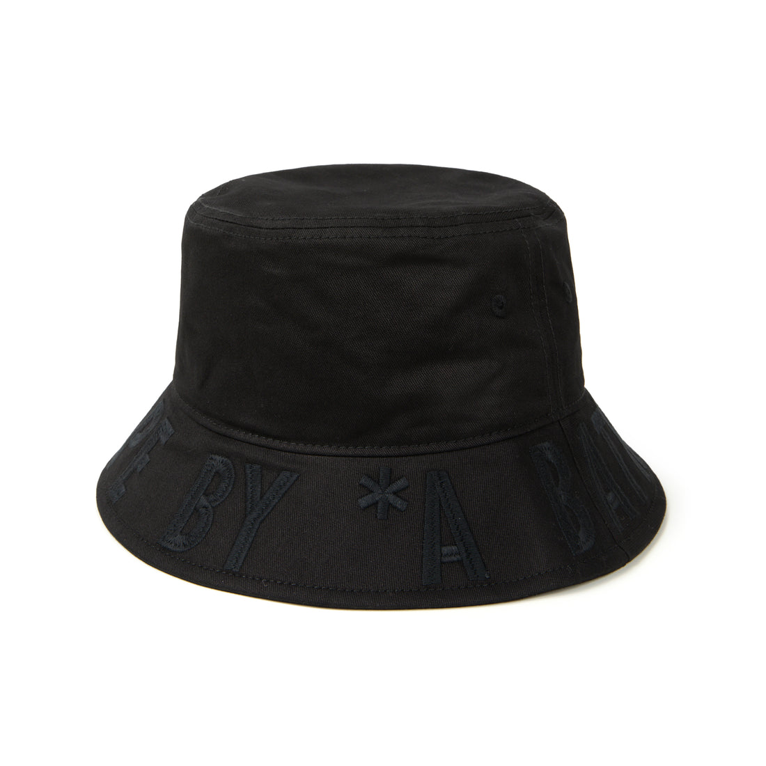 LOGO EMBROIDERED PLAID BUCKET HAT