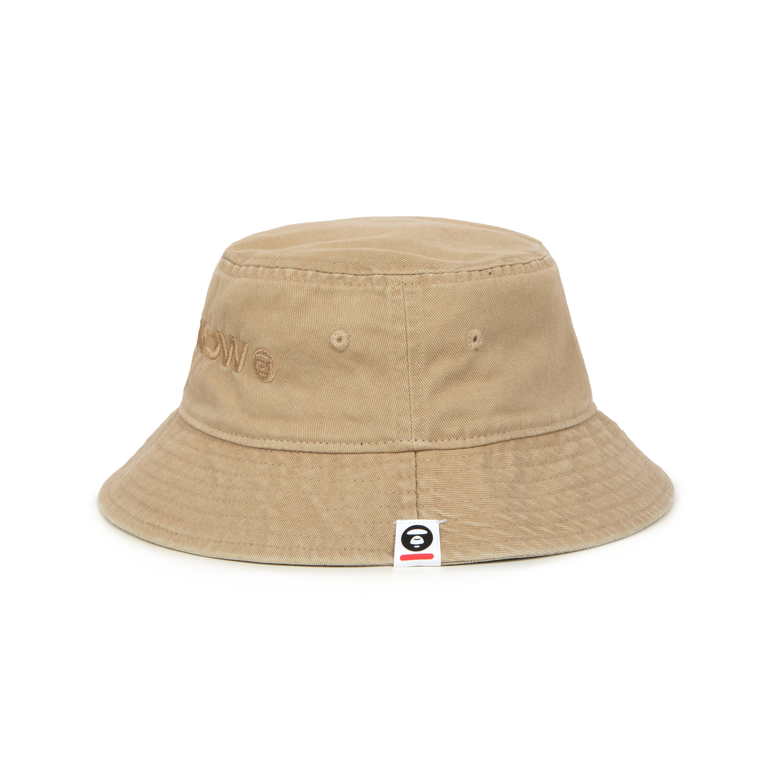 MOONFACE EMBROIDERED BUCKET HAT