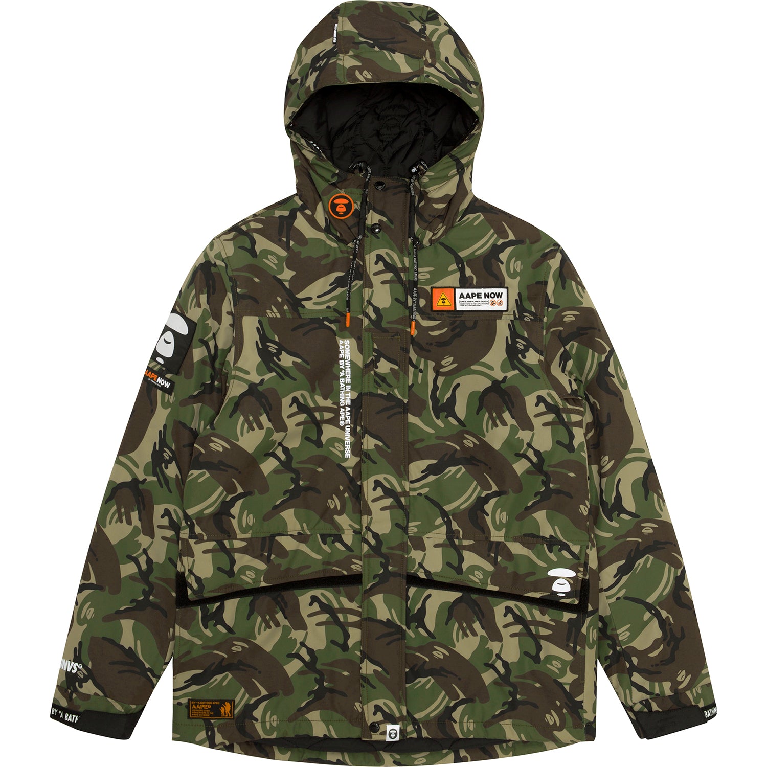 AAPE CAMO HOODED JACKET