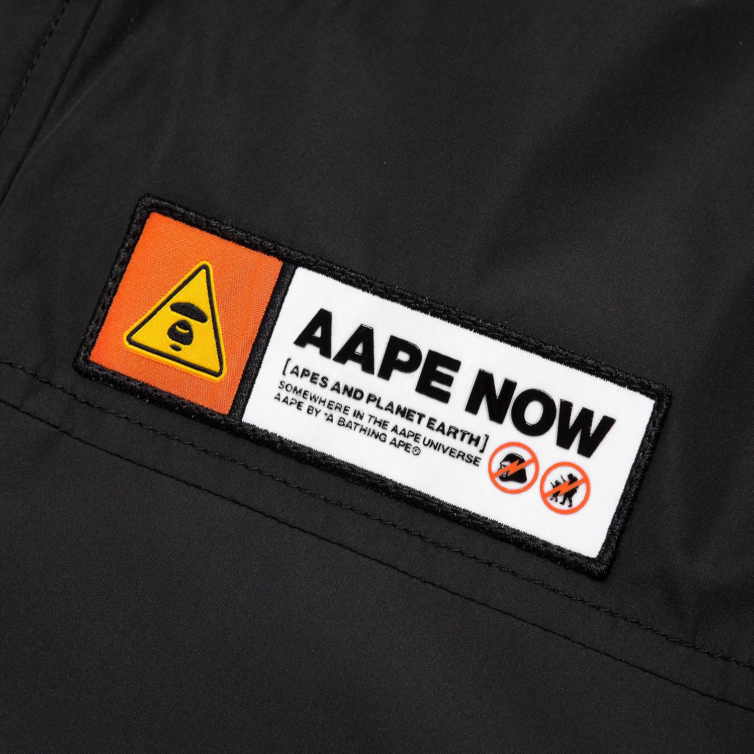 AAPE LOGO HOODED JACKET