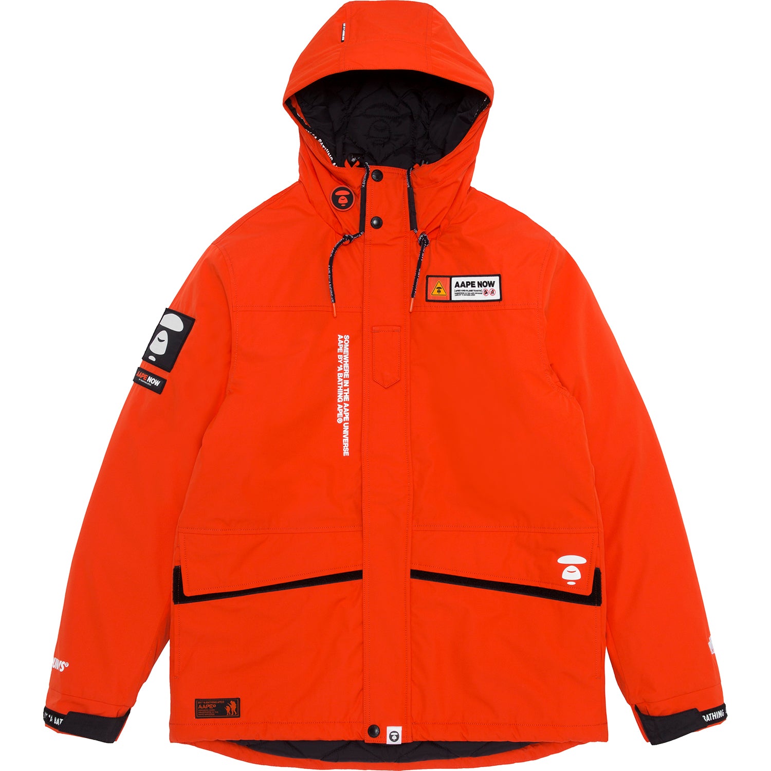 AAPE LOGO HOODED JACKET