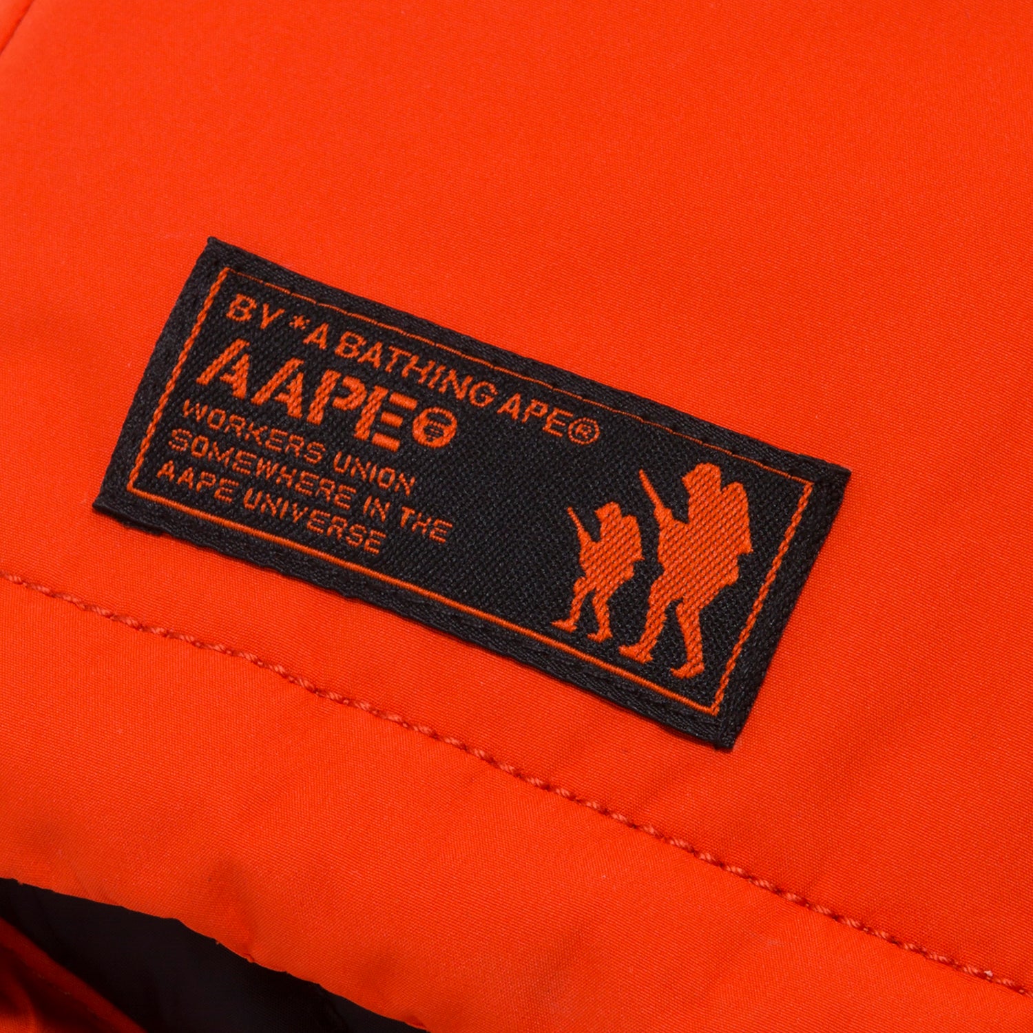 AAPE LOGO HOODED JACKET