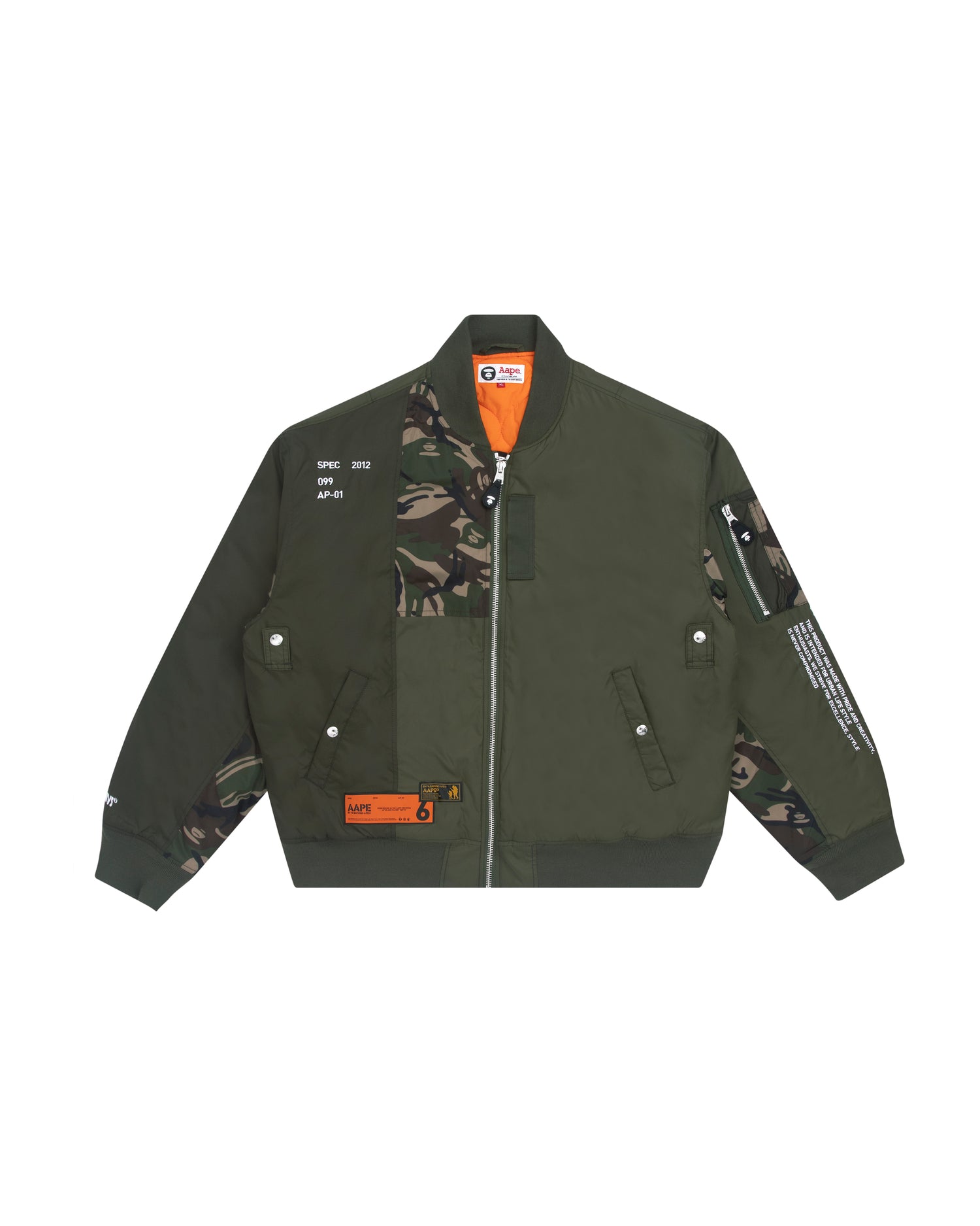 AAPE CAMO BOMBER JACKET