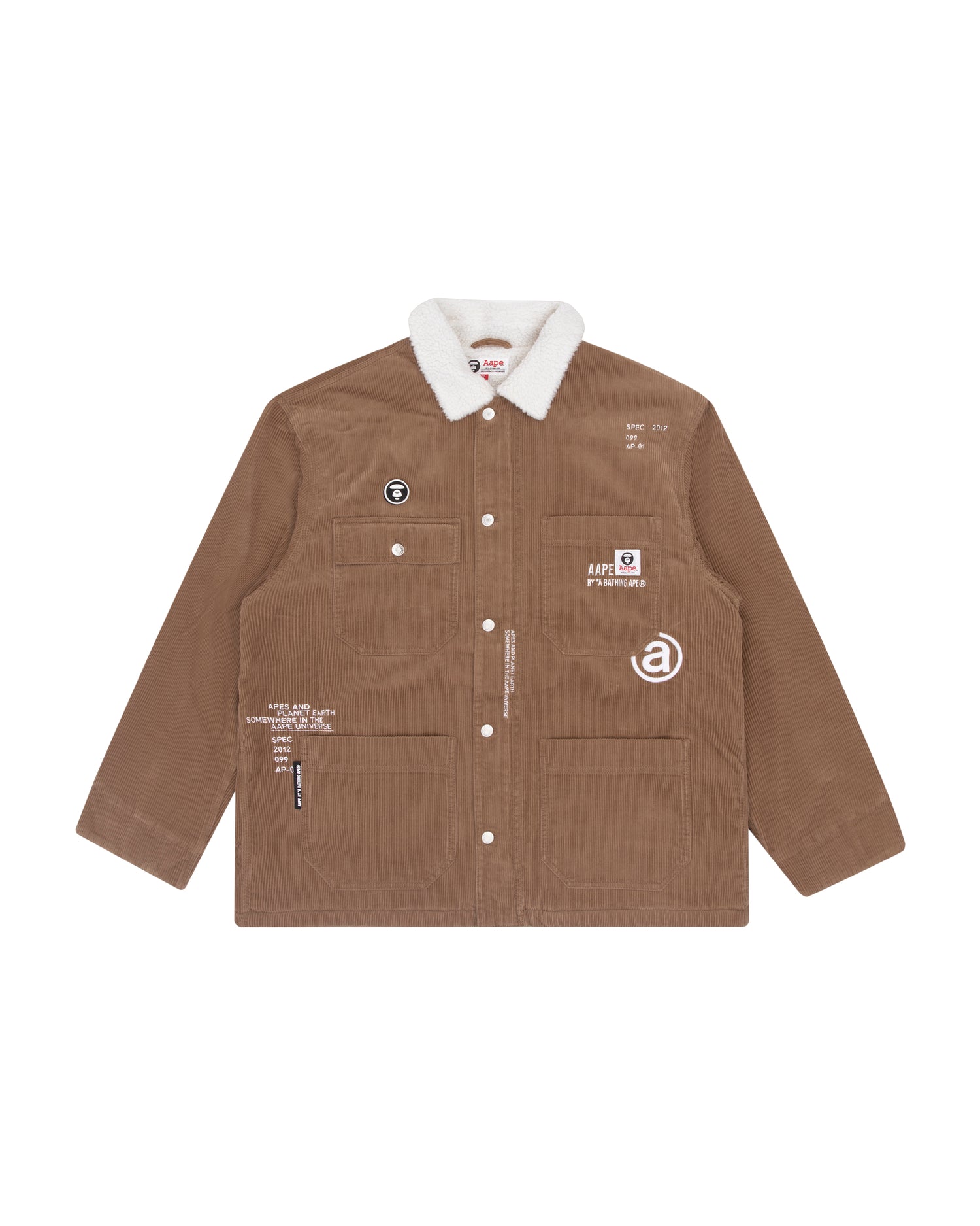 AAPE SHERPA TRUCKER JACKET