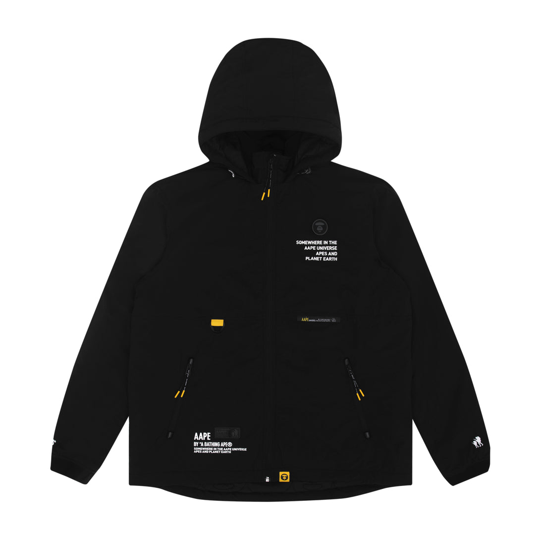 AAPE LETTERING HOODED JACKET