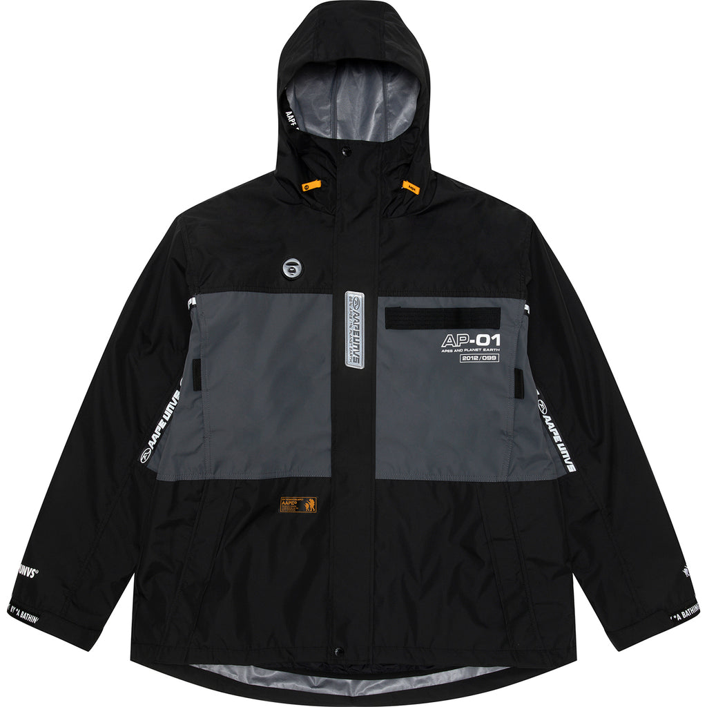 AAPE MOONFACE CONVERTIBLE UTILITY HOODED JACKET | AAPE US