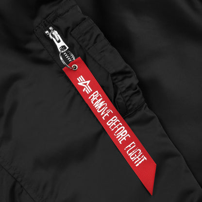 AAPE X ALPHA INDUSTRIES HOODED BOMBER JACKET