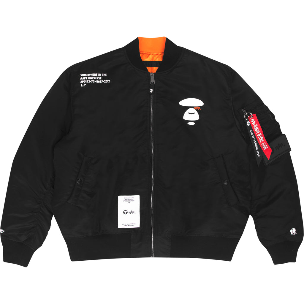 AAPE X ALPHA INDUSTRIES ZIP-UP JACKET | AAPE US