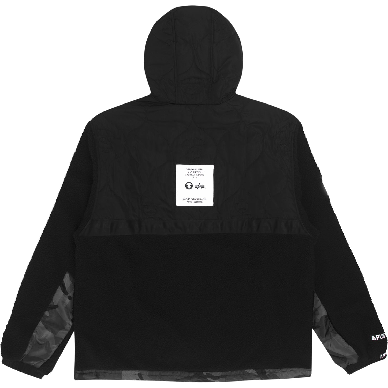 AAPE X ALPHA INDUSTRIES HOODED JACKET