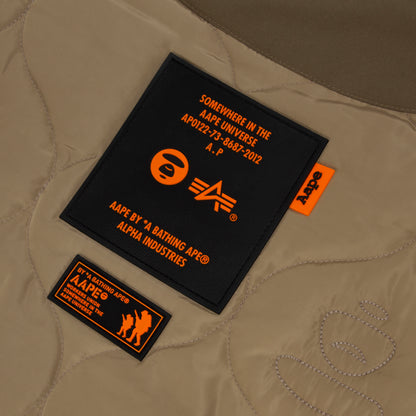 AAPE X ALPHA INDUSTRIES M-65 DEFENDER LINER JACKET