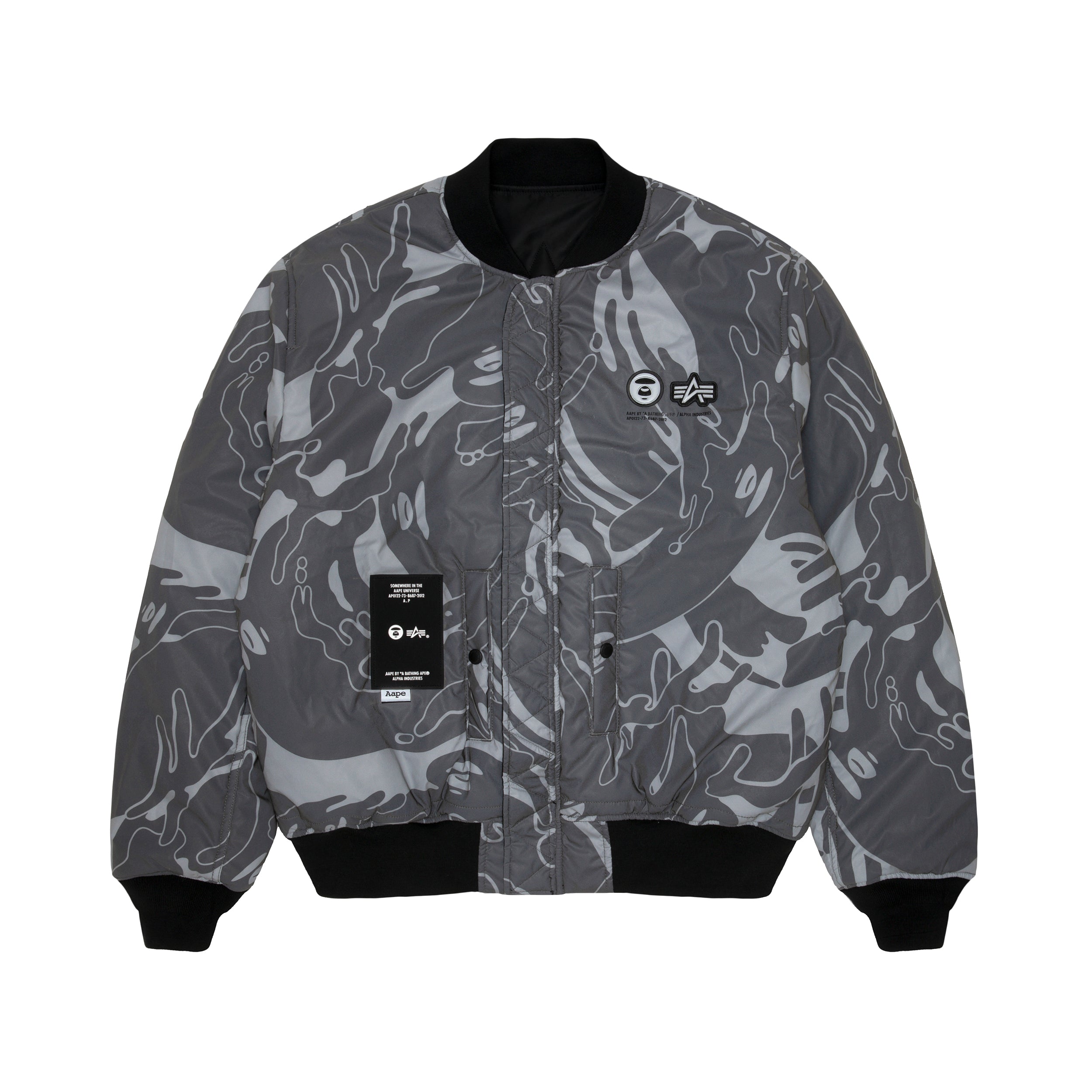 Alpha Industries Camo newest Bomber Jacket