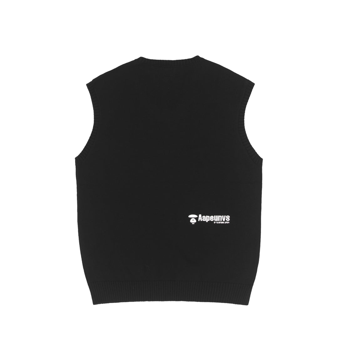 AAPE MOONFACE PATCH KNIT VEST