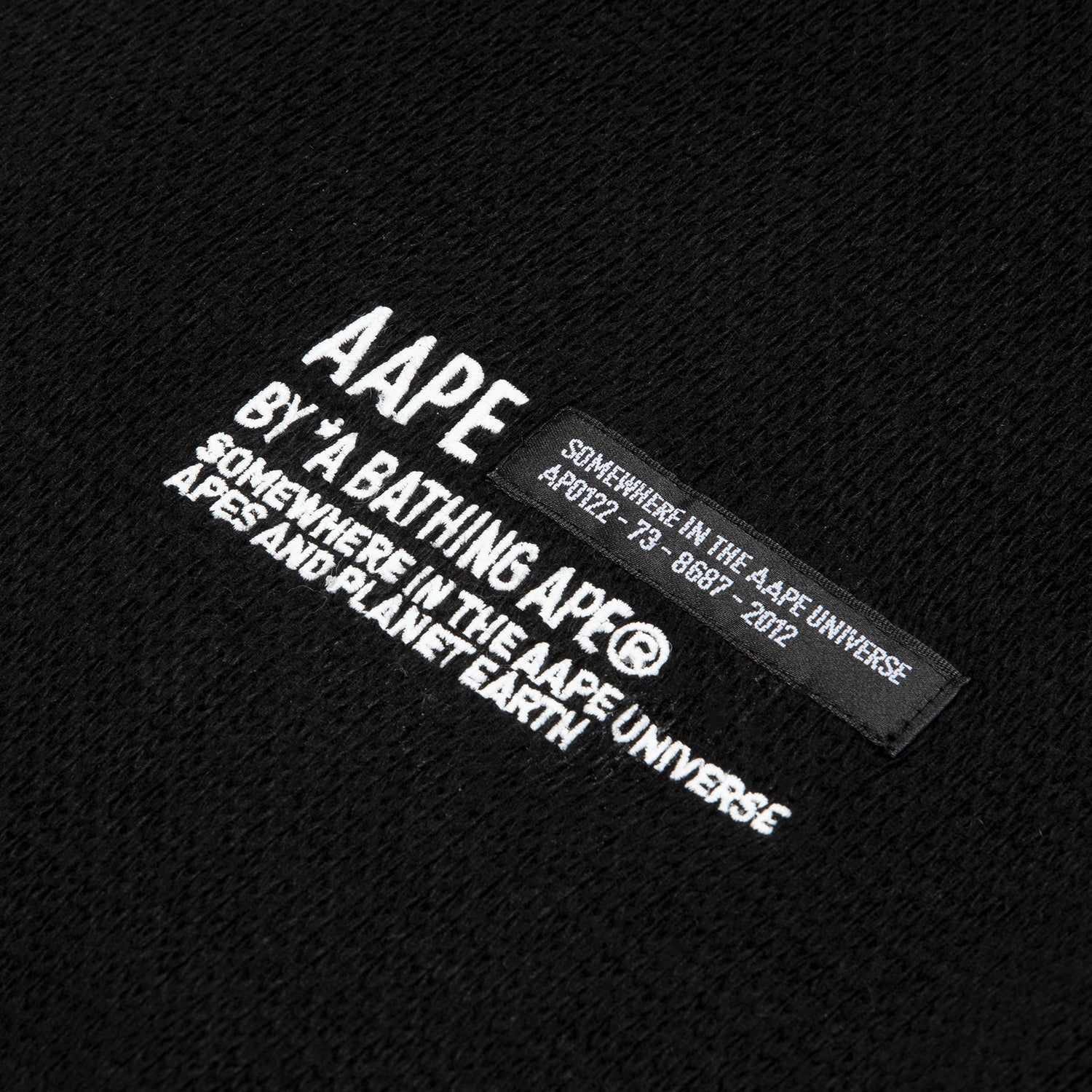 AAPE MOONFACE PATCH SWEATER