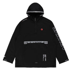 AAPE LOGO PATCH GRAPHIC PRINT ANORAK JACKET