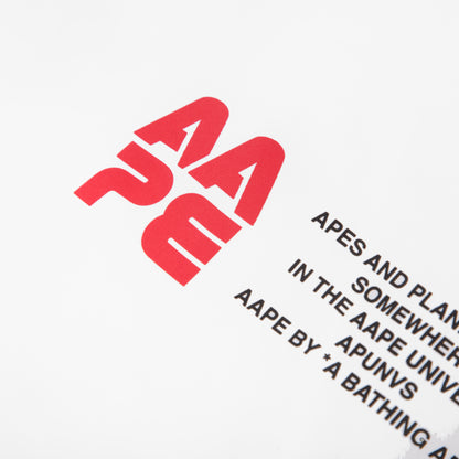 AAPE LOGO PATCH GRAPHIC PRINT ANORAK JACKET