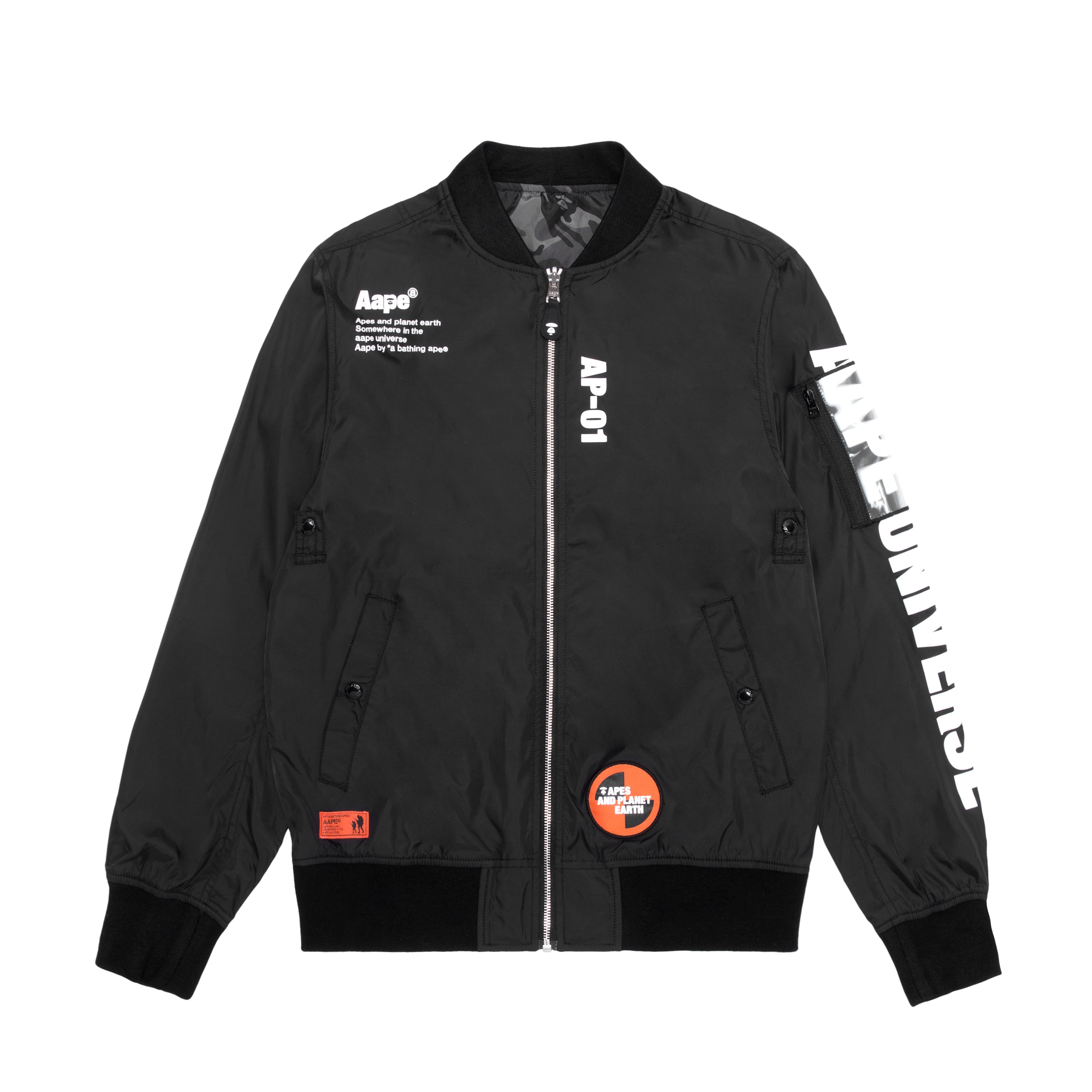 AAPE REVERSIBLE BOMBER JACKET