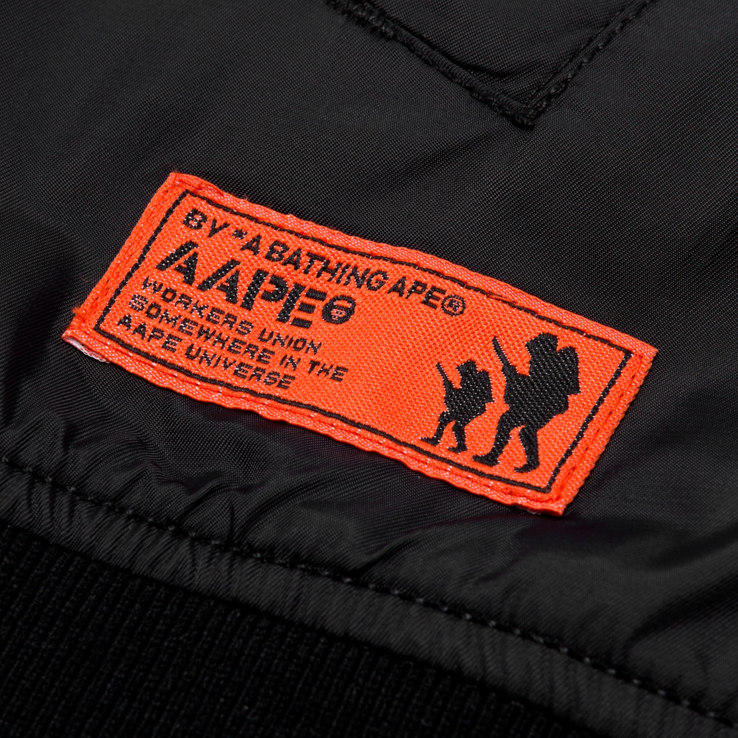 AAPE REVERSIBLE BOMBER JACKET