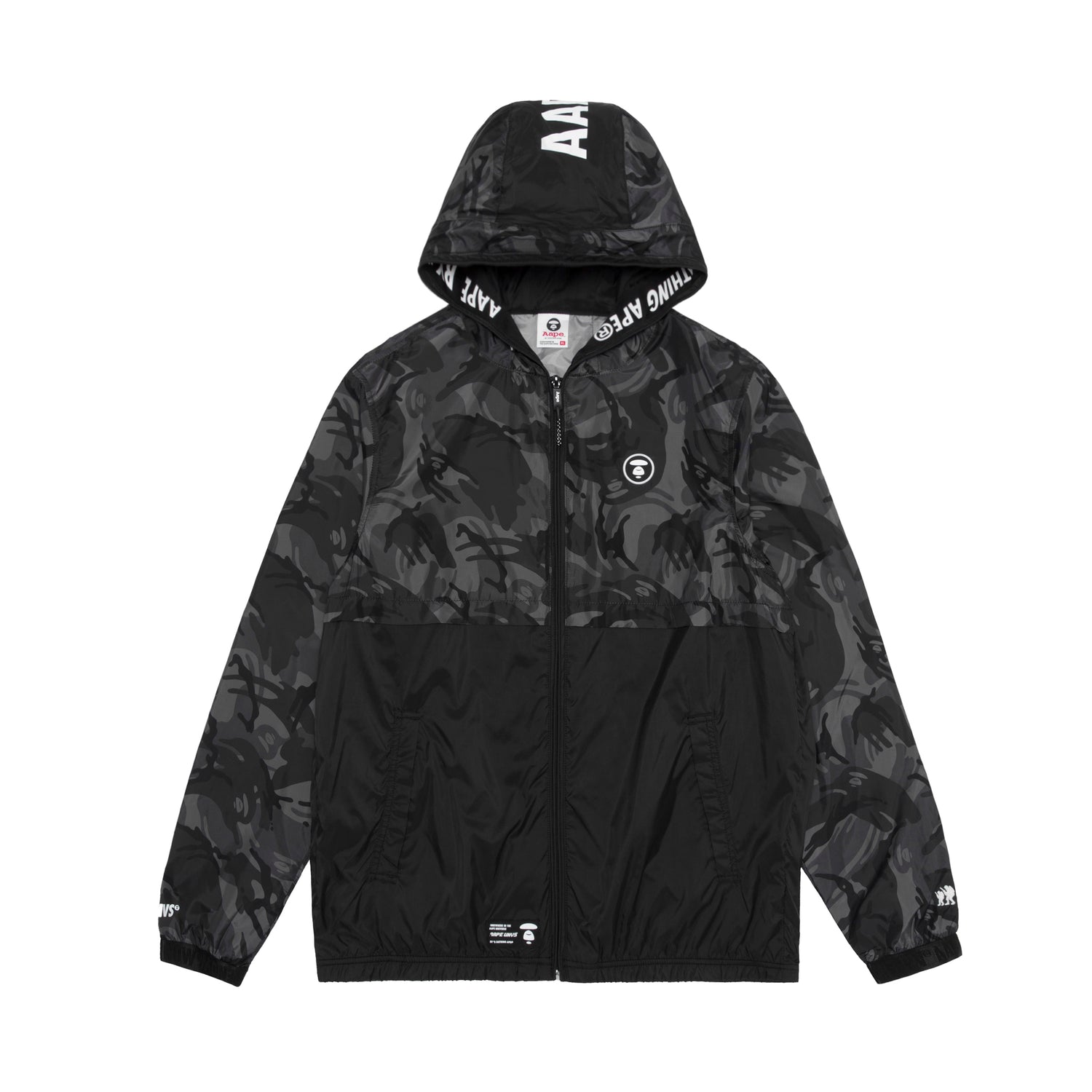 AAPE CAMO PANELLED LIGHTWEIGHT JACKET