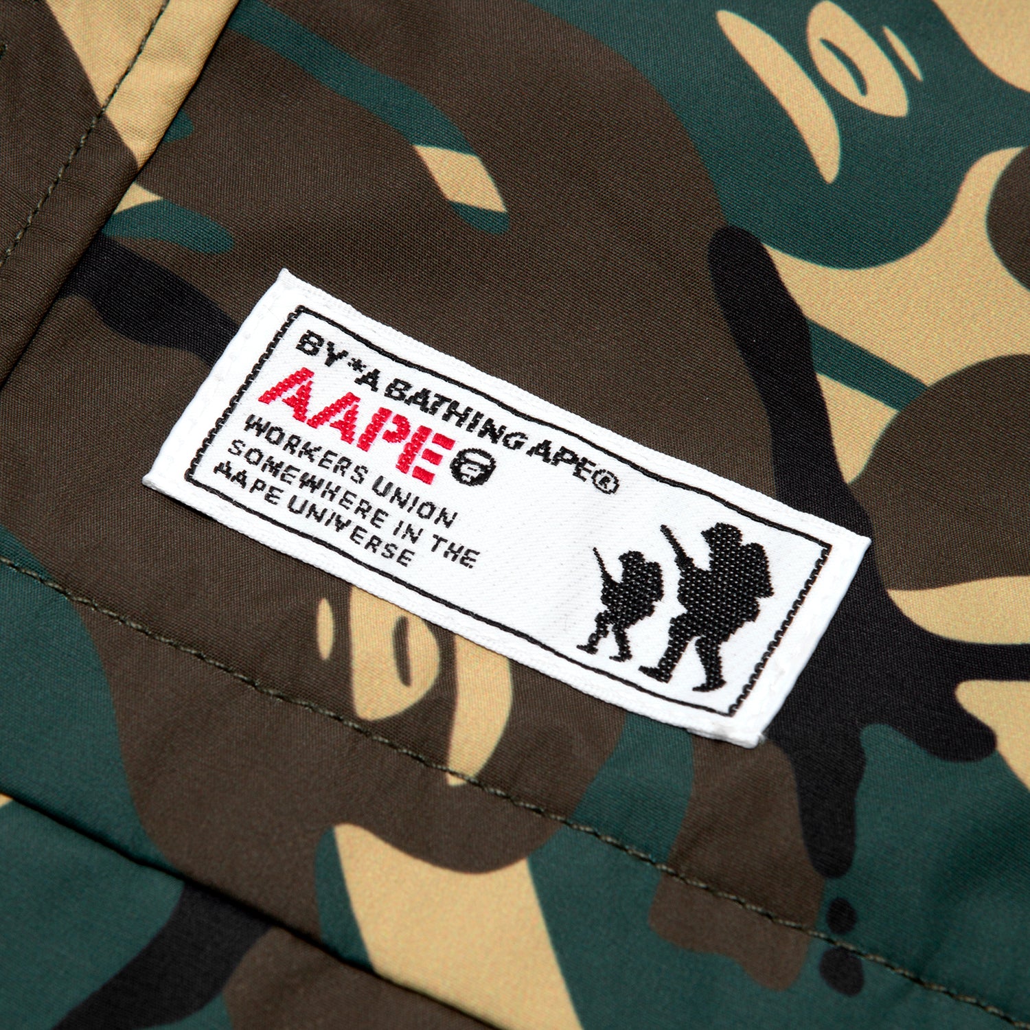 AAPE CAMO PARKA