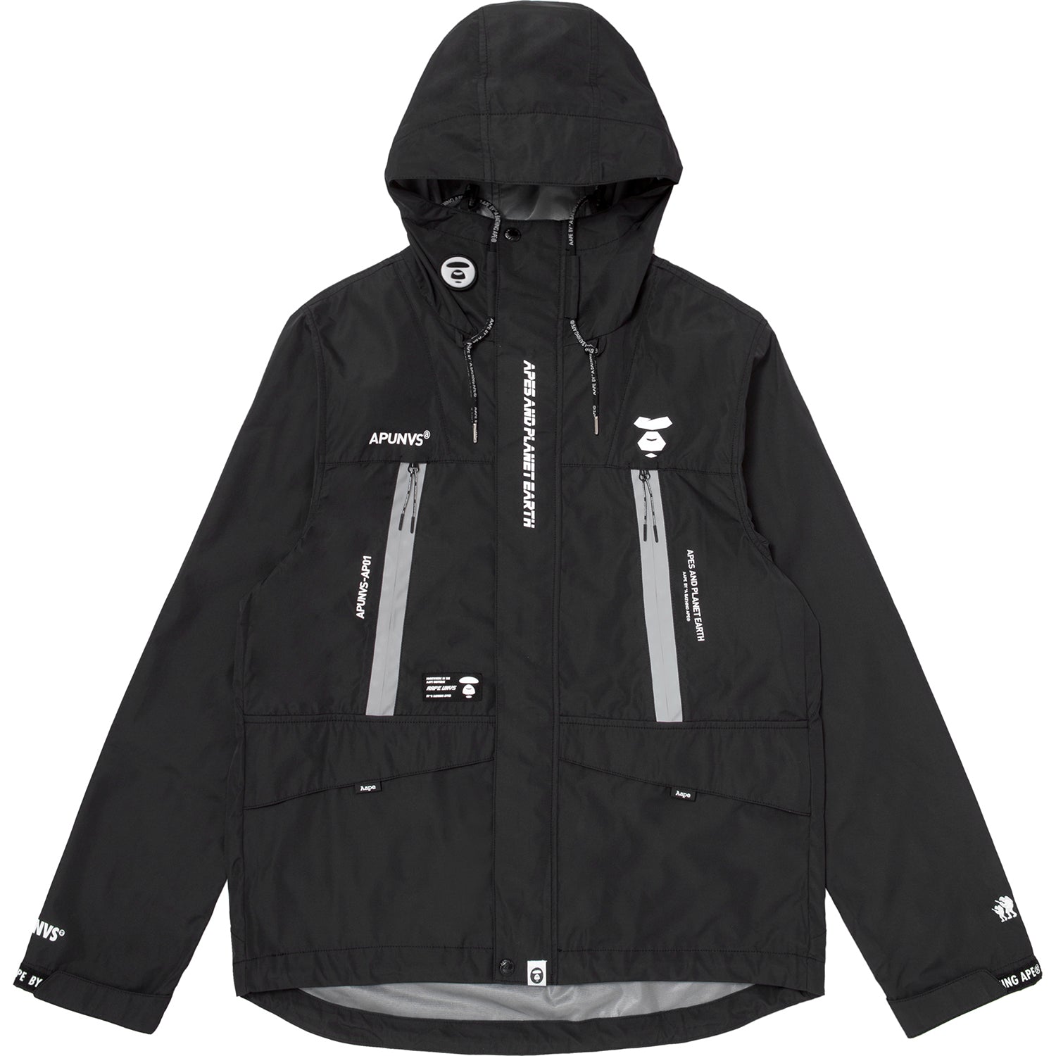 AAPE LOGO PRINT PARKA