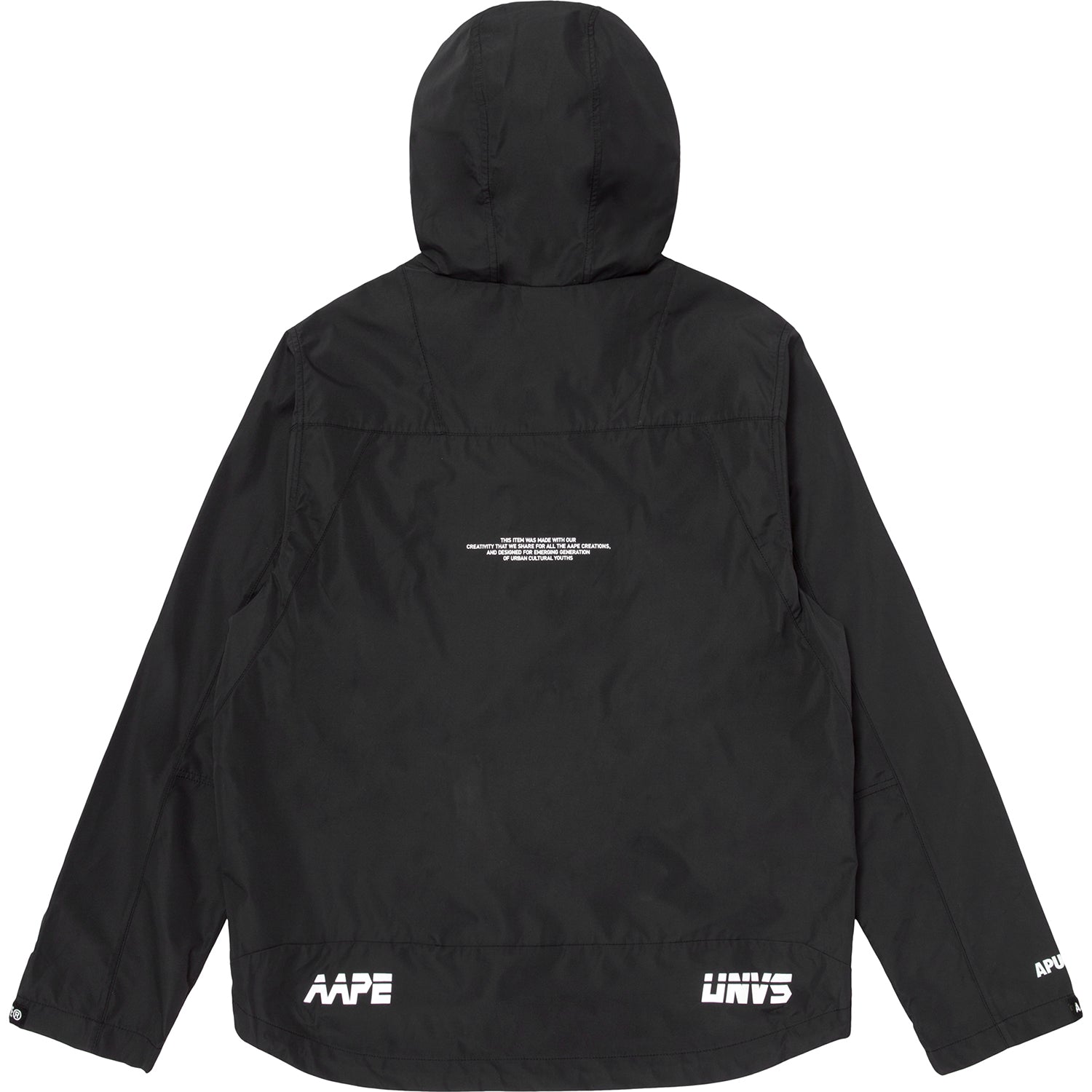 AAPE LOGO PRINT PARKA