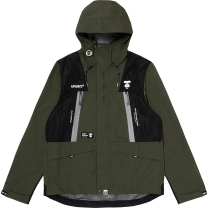 AAPE LOGO PRINT PARKA