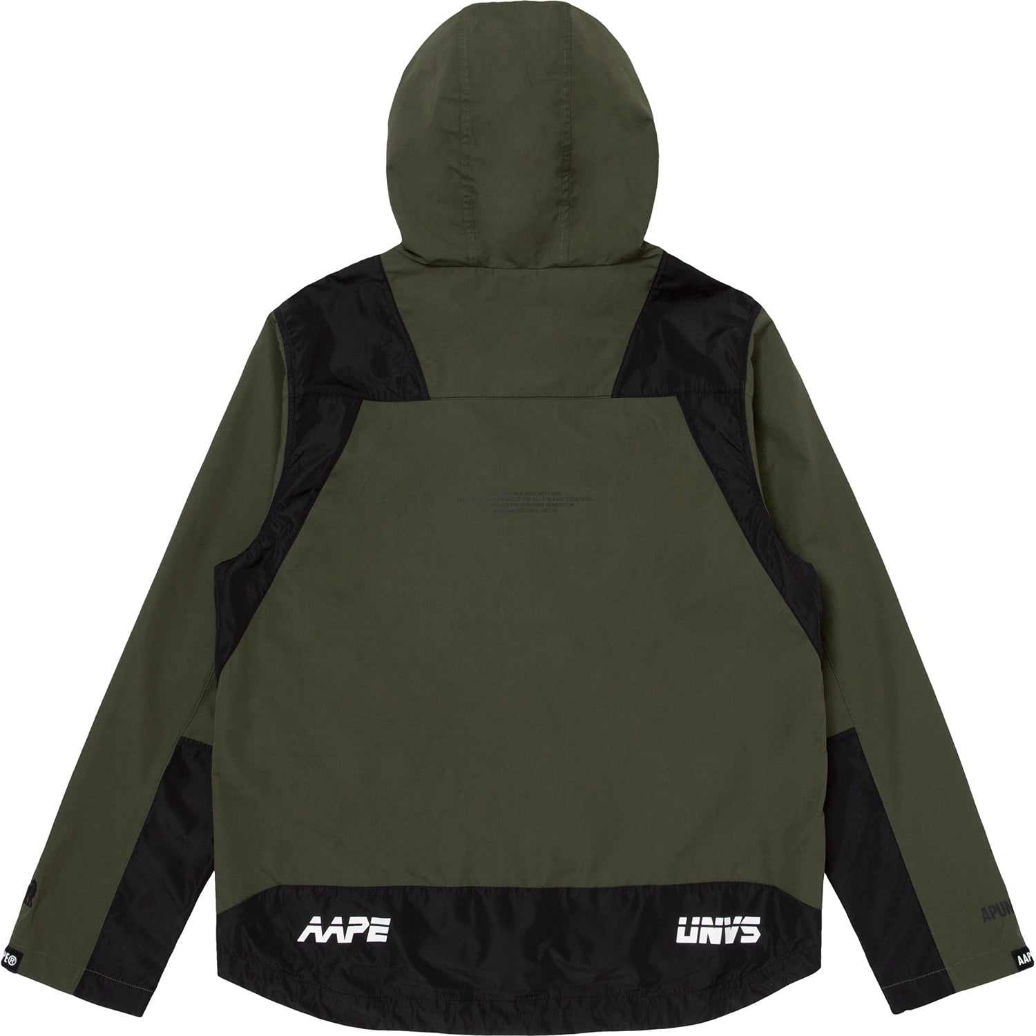 AAPE LOGO PRINT PARKA