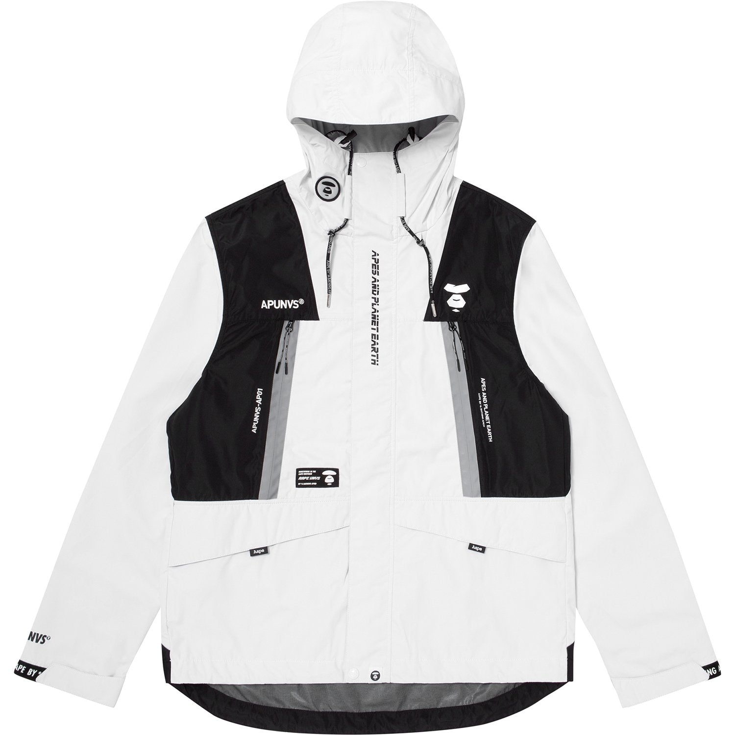 AAPE LOGO PRINT PARKA