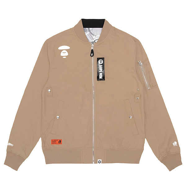 AAPE REVERSIBLE BOMBER JACKET