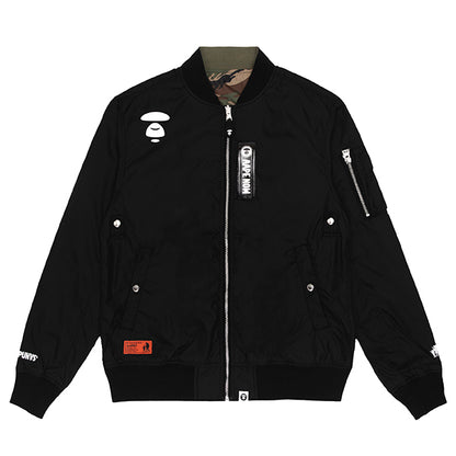 AAPE REVERSIBLE BOMBER JACKET