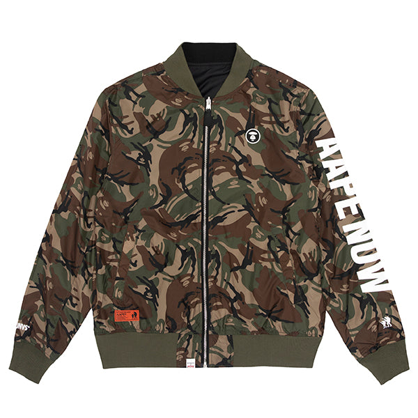 AAPE REVERSIBLE BOMBER JACKET