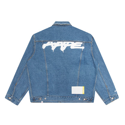 AAPE LOGO DENIM JACKET