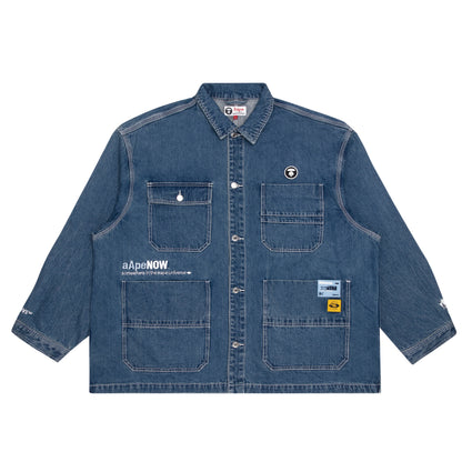 AAPE APE FACE DENIM JACKET