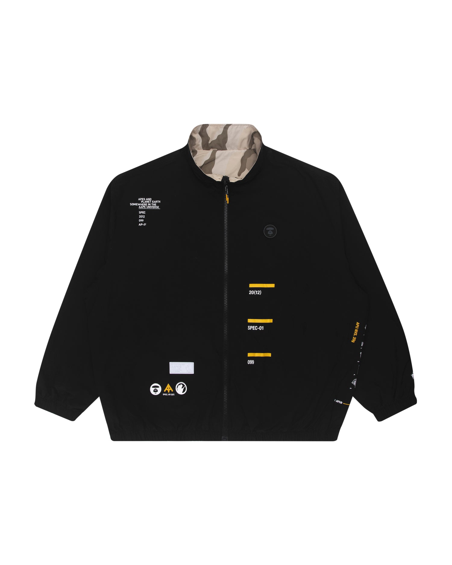 AAPE APE FACE REVERSIBLE LIGHTWEIGHT JACKET