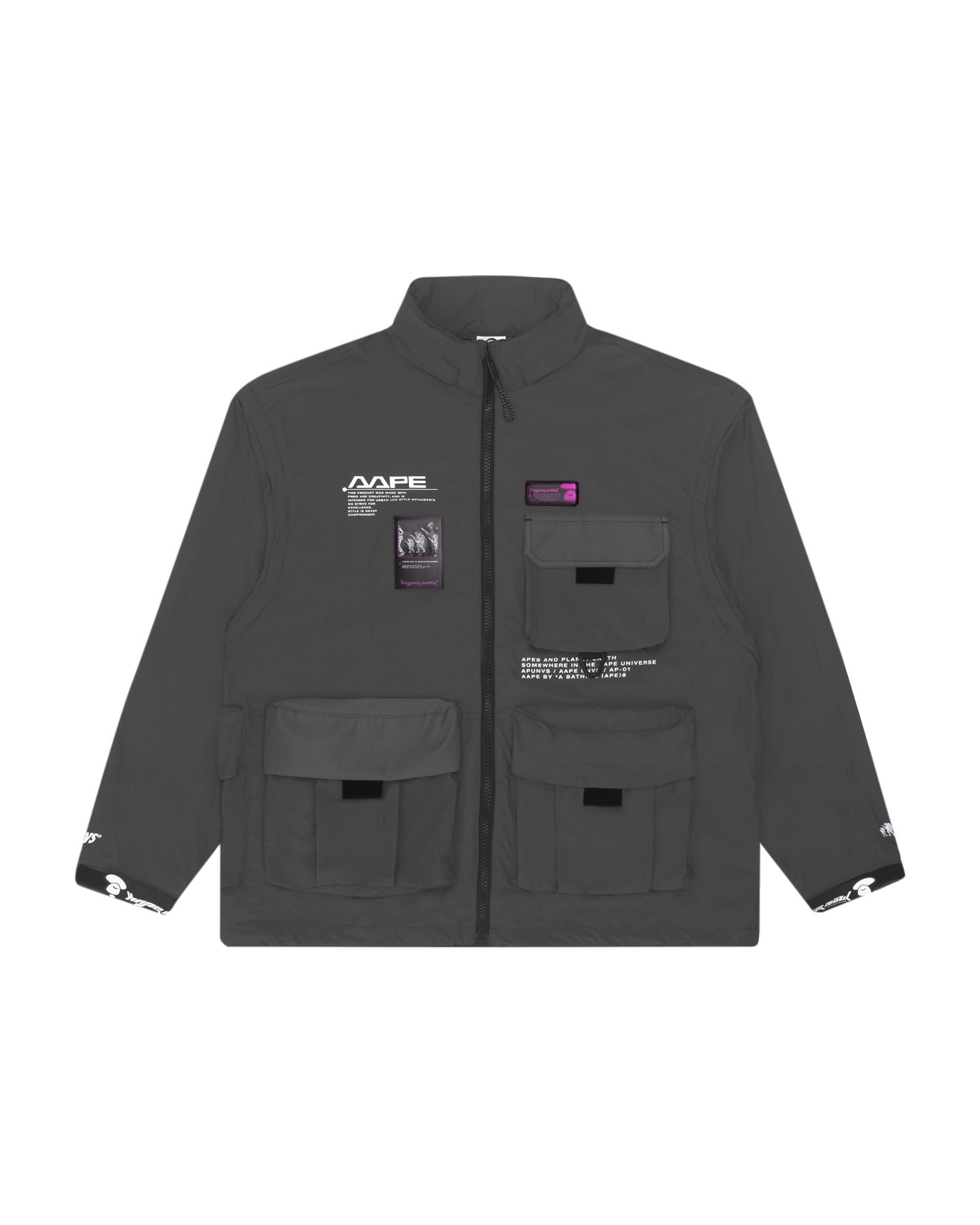 AAPE DETACHABLE SLEEVES JACKET