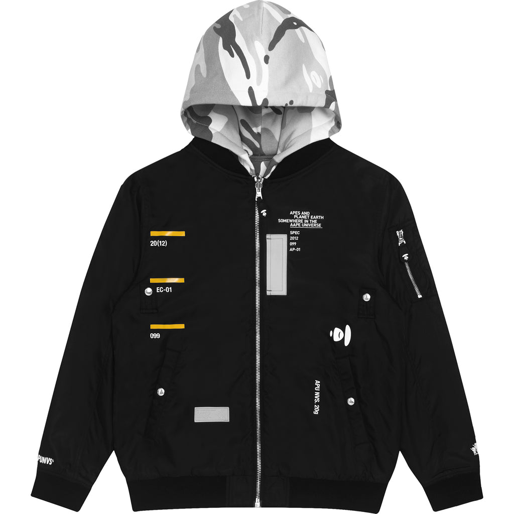 AAPE PANELLED ZIP-UP JACKET | AAPE US