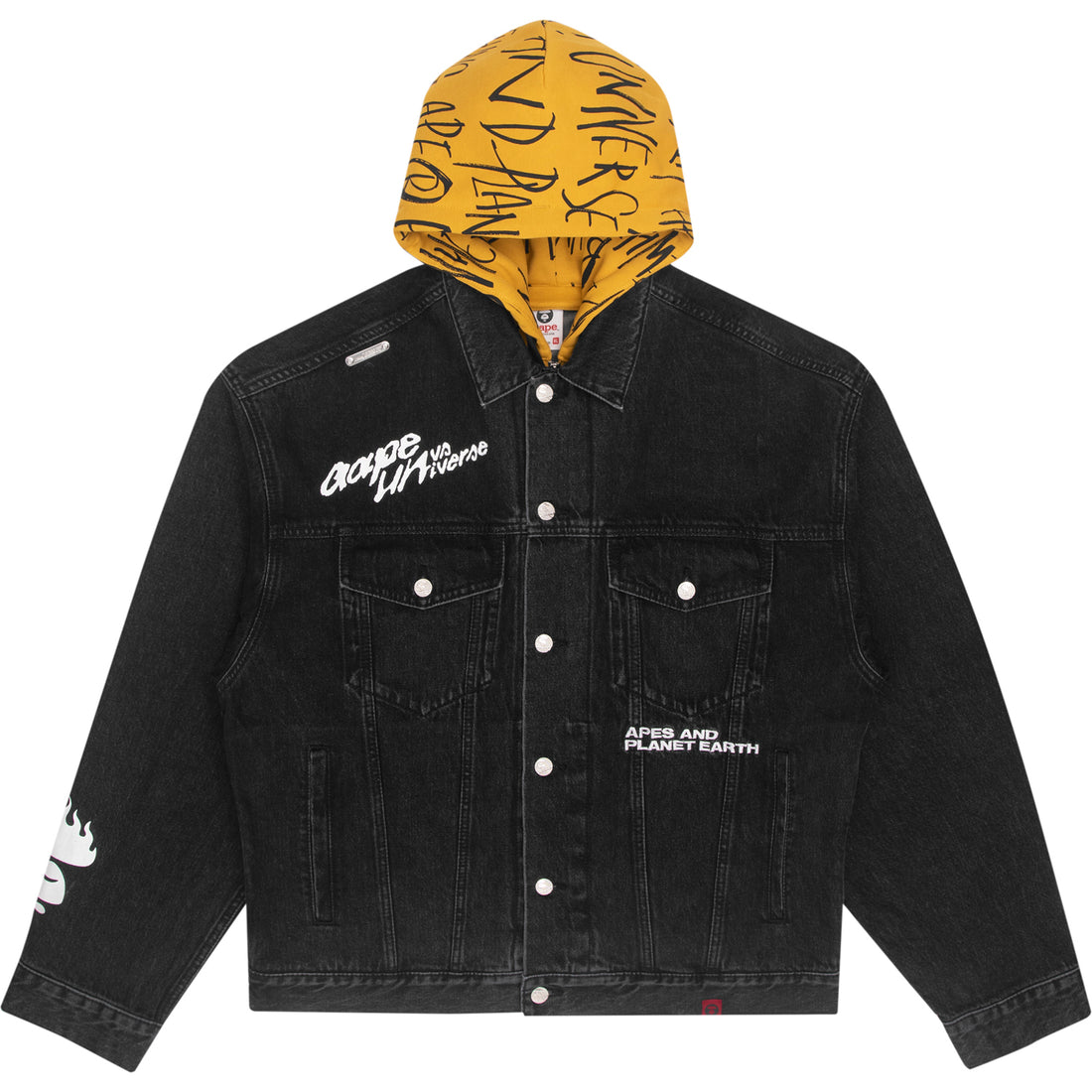 AAPE MOONFACE HOODED JACKET