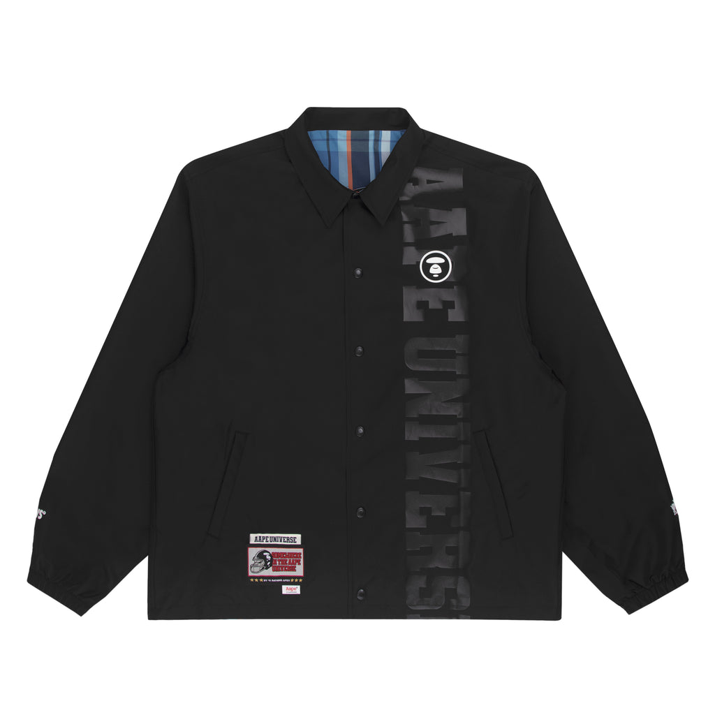 AAPE MOONFACE REVERSIBLE CHECK JACKET | AAPE US