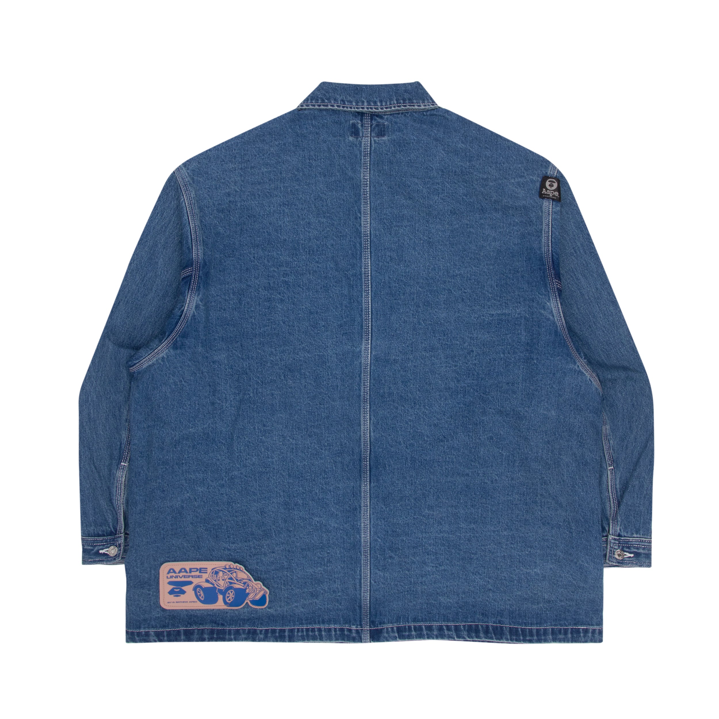 AAPE MOONFACE MULTIPOCKET BUTTON-UP JACKET