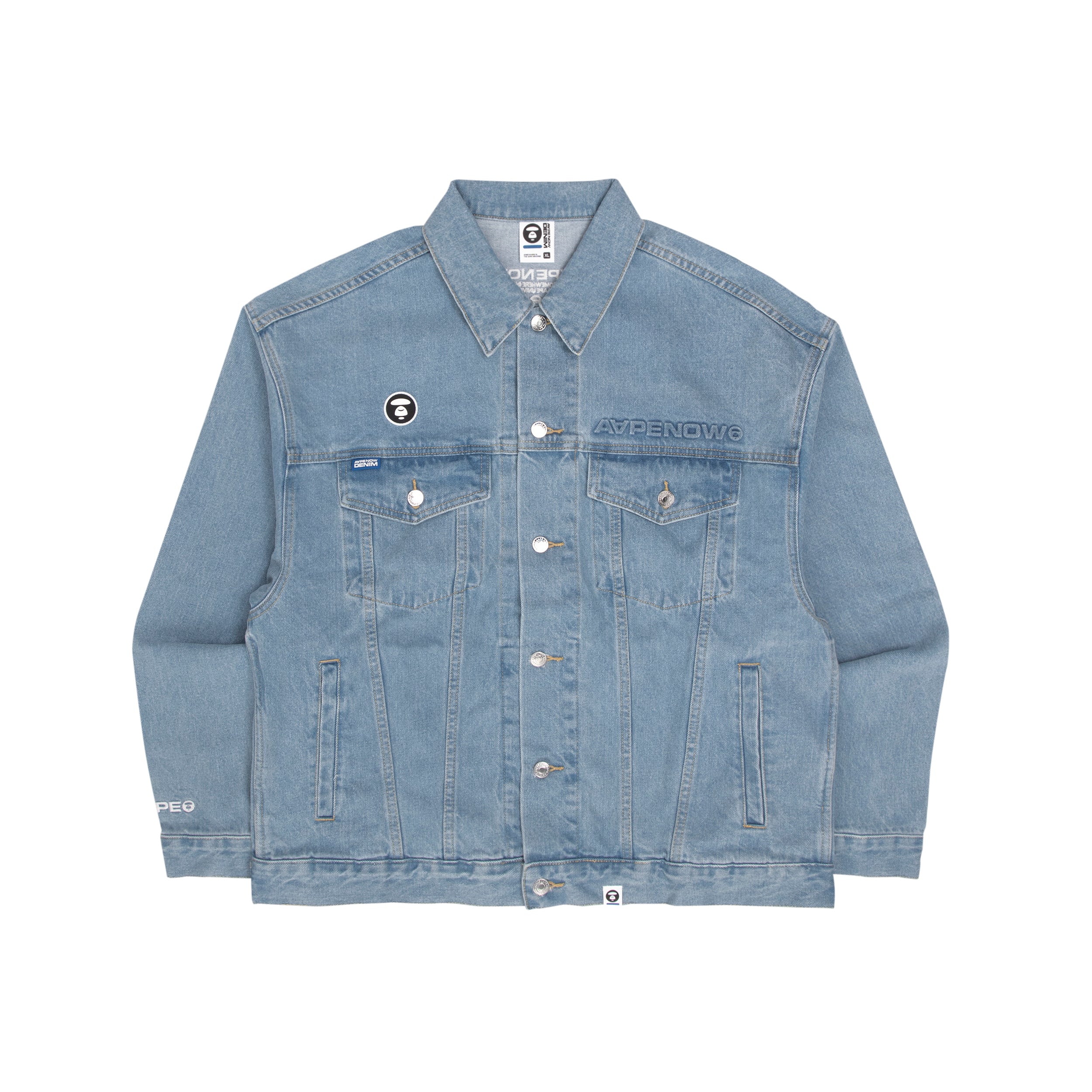 MOONFACE EMBROIDERED DENIM JACKET