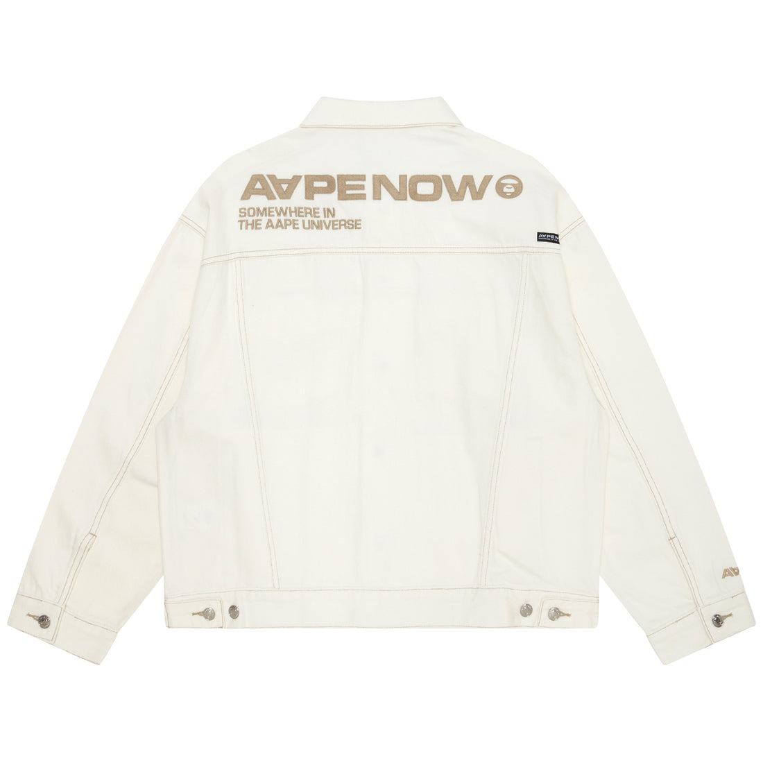 AAPE MOONFACE WORKWEAR DENIM JACKET