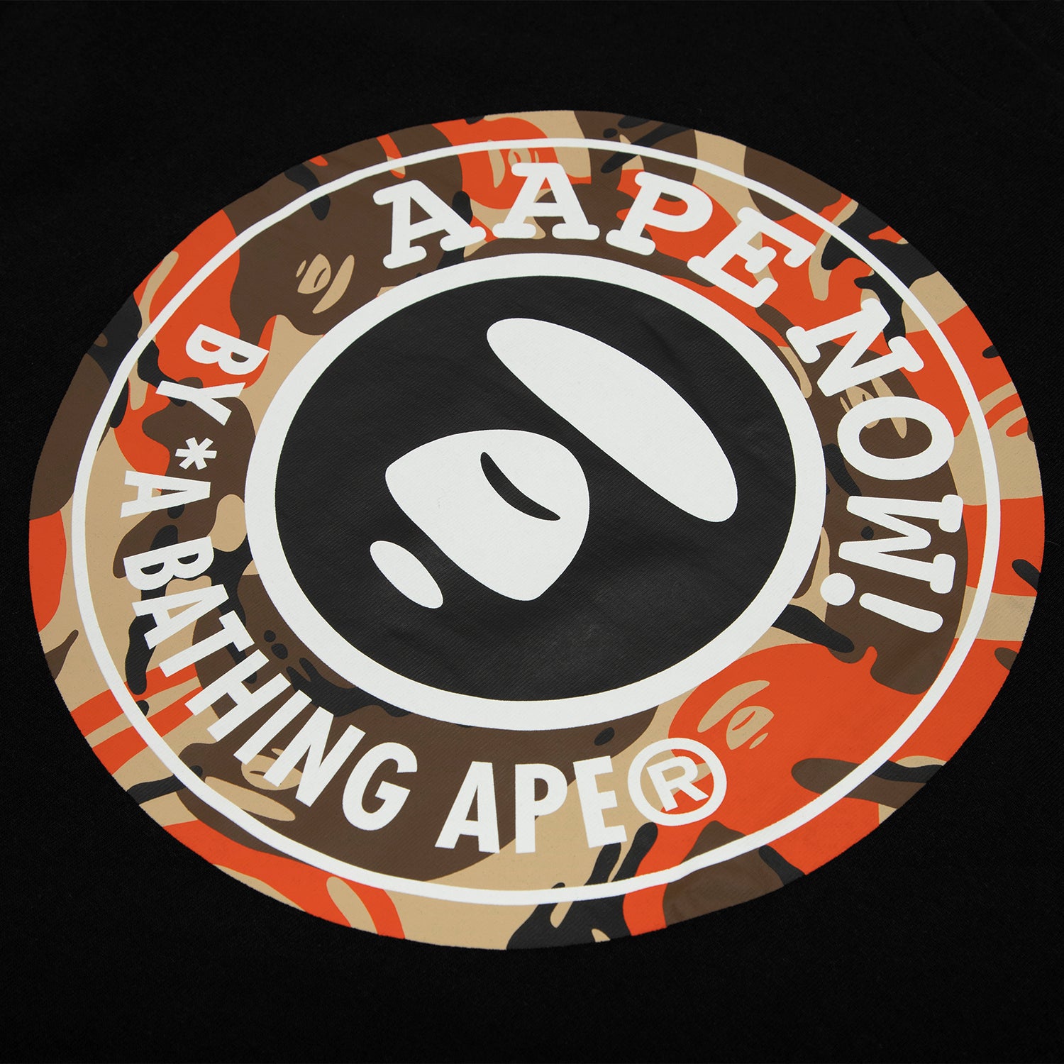 AAPE APE FACE EMBLEM TEE