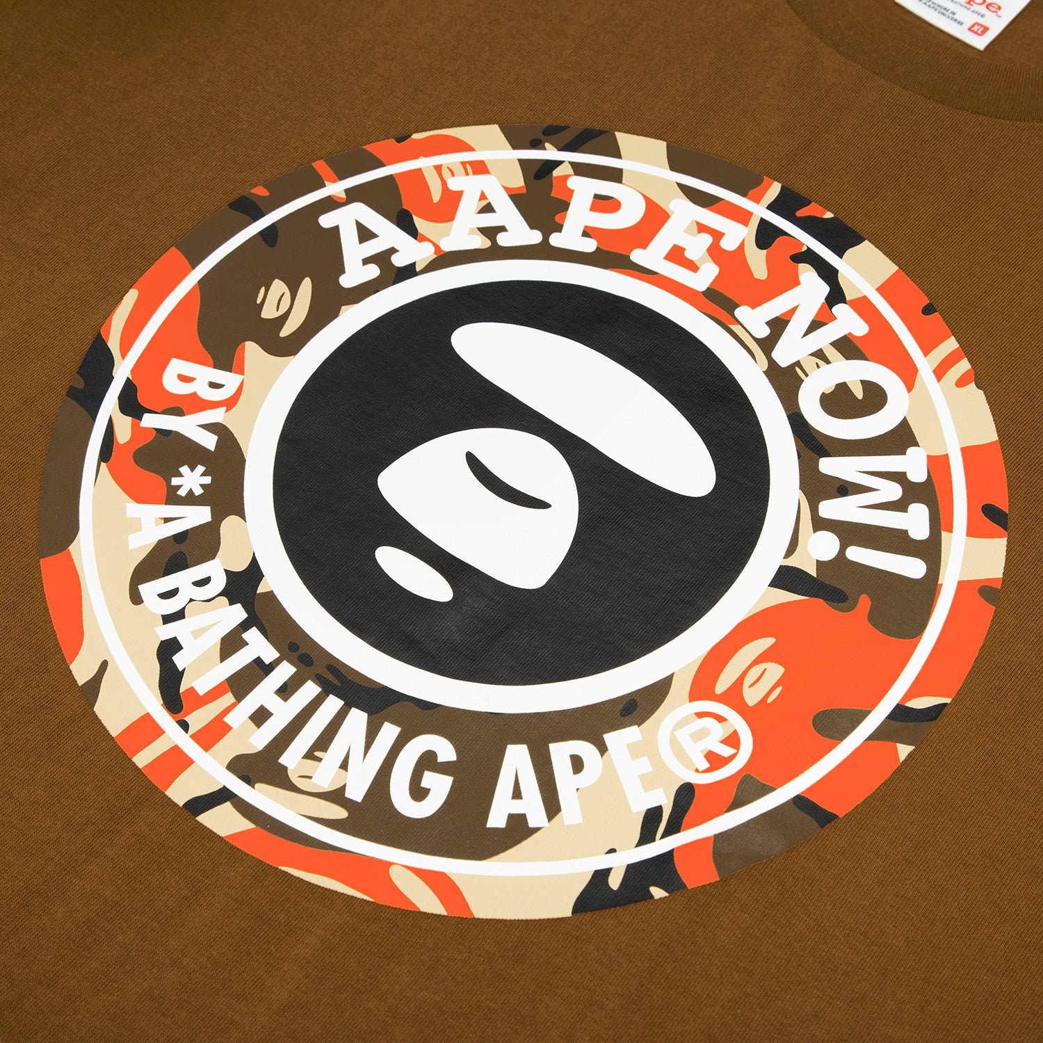 AAPE APE FACE EMBLEM TEE