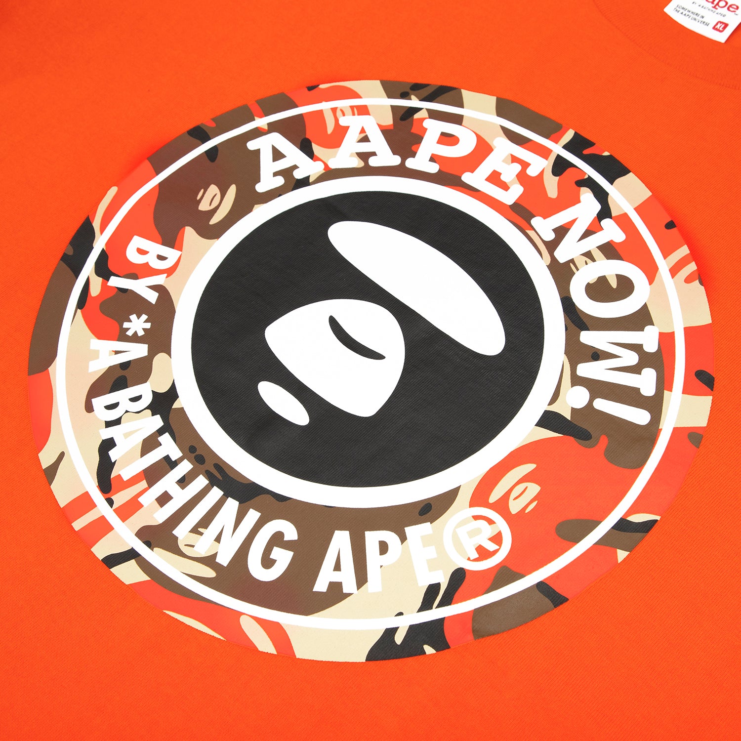 AAPE APE FACE EMBLEM TEE