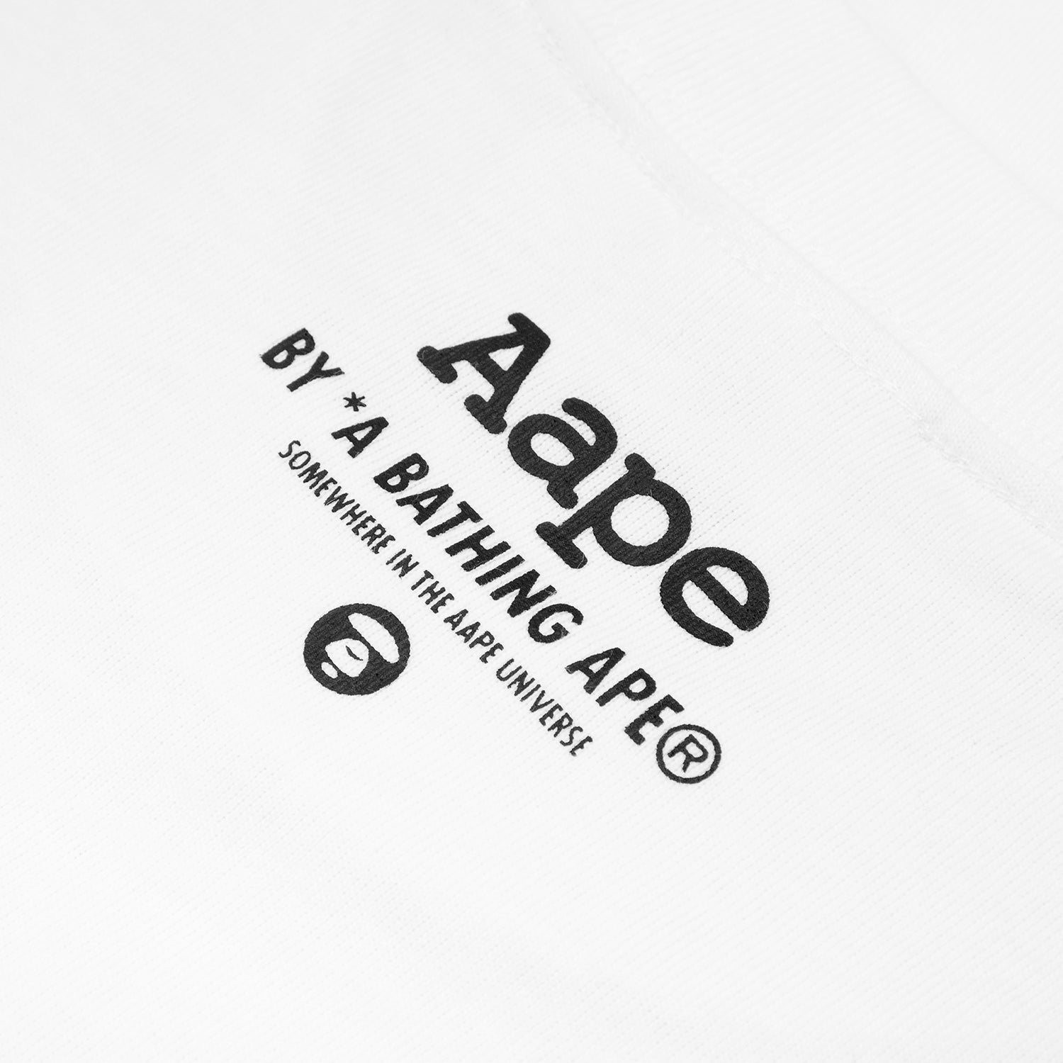 AAPE APE FACE EMBLEM TEE